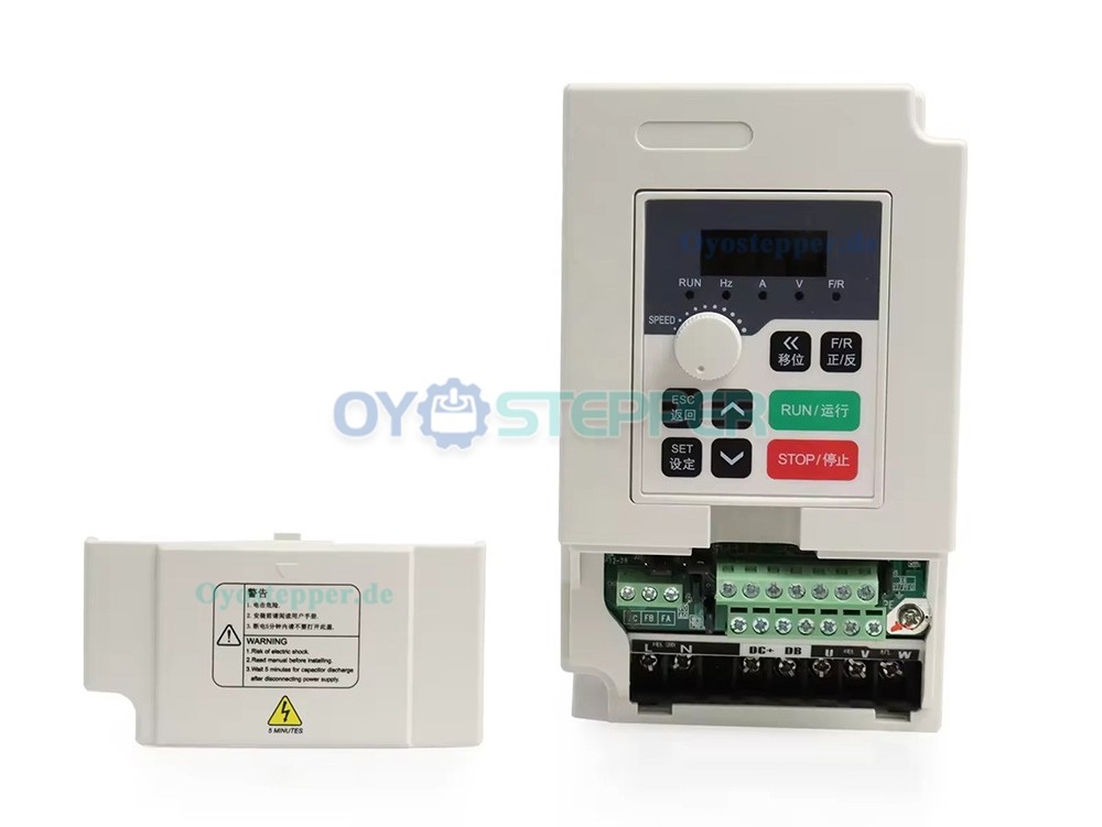 CNC HF-Spindel-Set 1,5kW 110V/220V mit Frequenzumrichter &Oslash;80mm Spindelhalter und 80W K&uuml;hlwasserpumpe